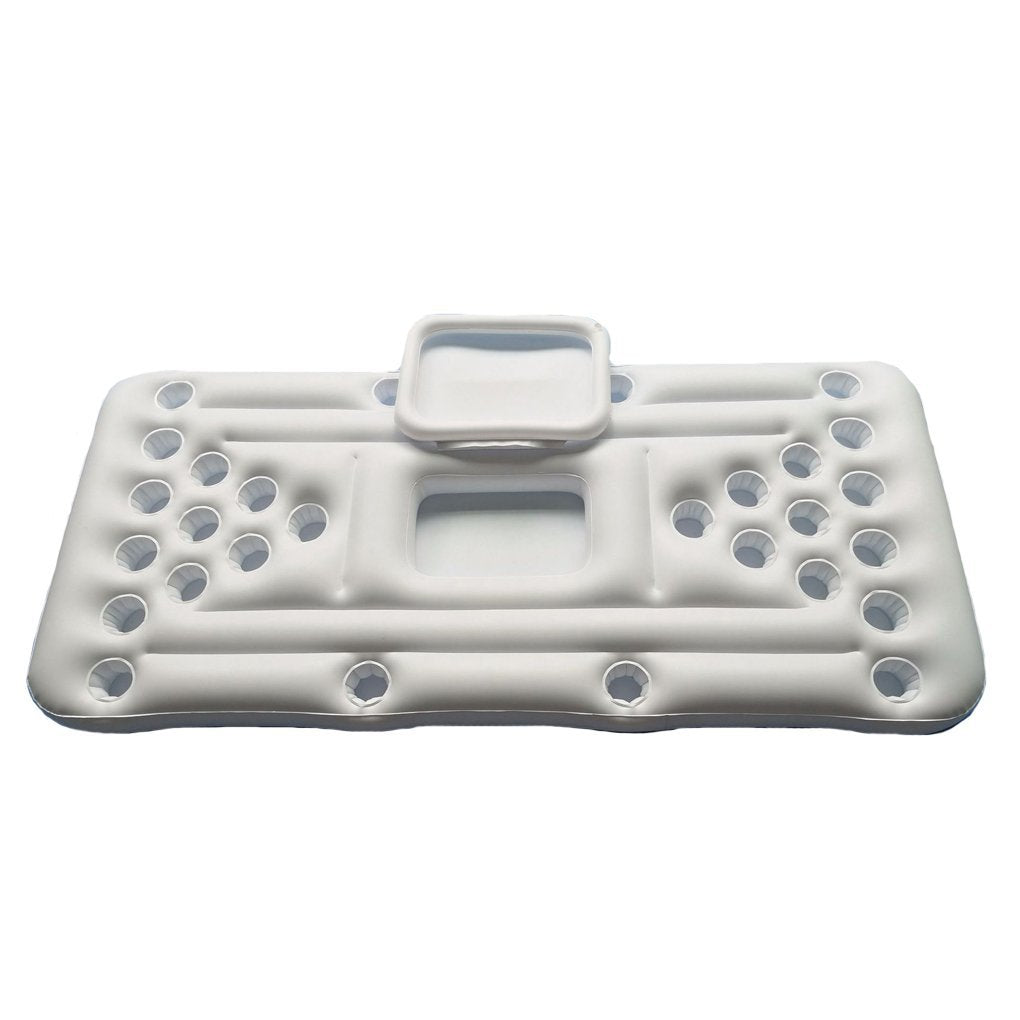 Inflatable beer table 28 cup holes floating water 22 holes 24 holes 20 holes table tennis game table entertainment ice trough spot