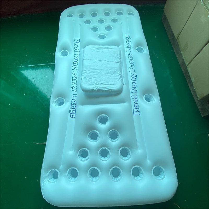 Inflatable beer table 28 cup holes floating water 22 holes 24 holes 20 holes table tennis game table entertainment ice trough spot