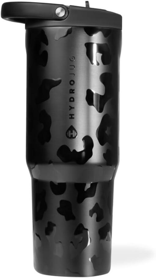 HydroJug Sport - Stainless Steel Tumbler with Straw, Vacuum Insulated, 40oz Leakproof Water Bottle, Ergonomic Design, Reusable, Dishwasher Safe, Rubber Base, Durable for Gym or Outdoors, Sage