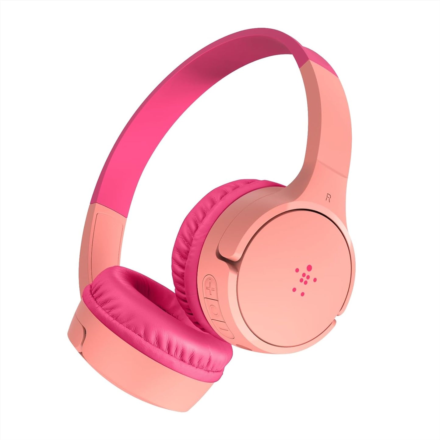 Belkin SoundForm Mini - Wireless Bluetooth Headphones for Kids with 30H Battery Life, 85dB Safe Volume Limit, Built-in Microphone - Kids On-Ear Earphones for iPhone, iPad, Fire Tablet & More - Blue