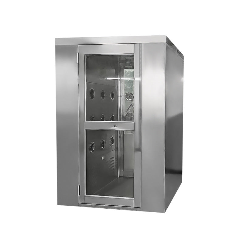 Suzhou manufacturers supply stainless steel air shower room double double blow intelligent induction air shower room purification workshop air shower door