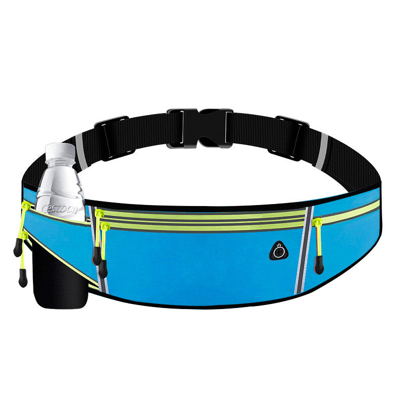 Sports fanny pack Men's running equipment Mobile phone fanny pack Ultra-thin multi-functional kettle belt Women's outdoor waterproof fitness bag