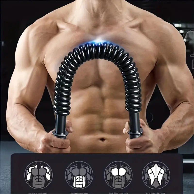 Arm Strength Men's Arm Bars 50kg Professional Spring 60 Exercise Arm Strength Pectoral Training Bars Fitness Equipment