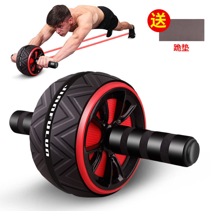 [Send kneeling pad] Abdominal wheel abdominal muscles household silent exercise roller belly reduction abdominal machine sports fitness wind spirit